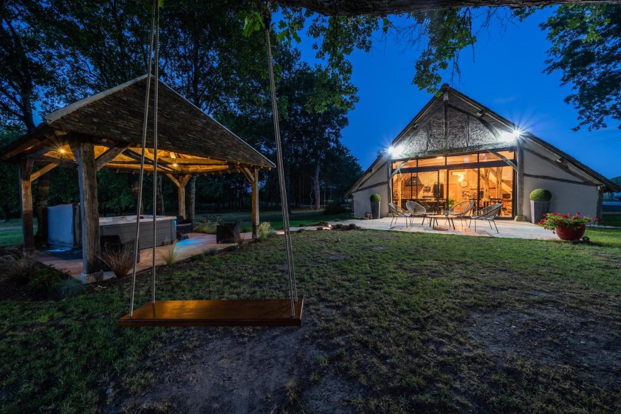 La Grange De Leonie, Chambres D'Hotes Avec Piscine Et Spa Méry-sur-Cher Zewnętrze zdjęcie